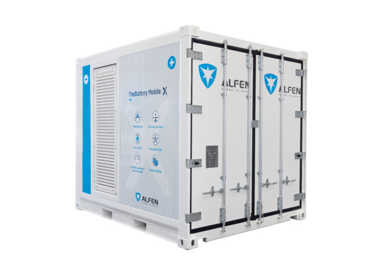 Alfen unveils plugandplay mobile energy storage system pv magazine