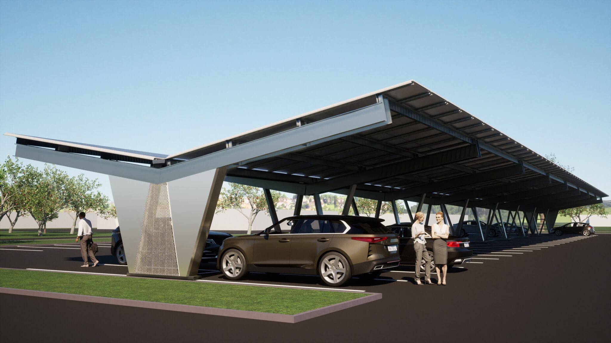 Solar Carport Design For East West Oriented Projects Pv Magazine International