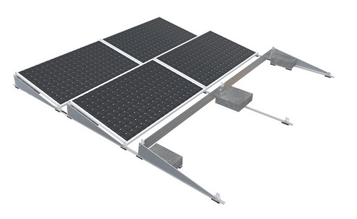 Mibet debuts ballasted wind-deflecting mounting system for flat roofs ...