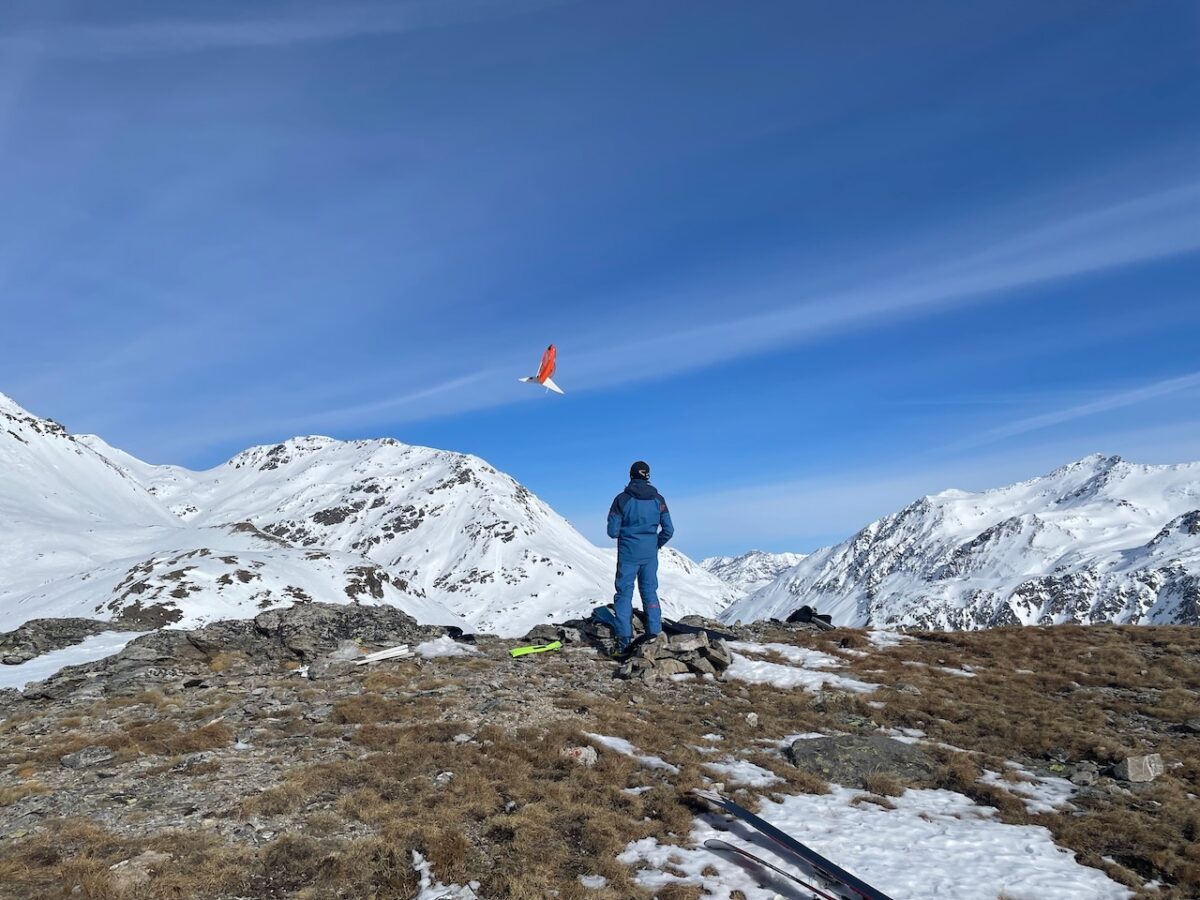 Drone flight, Bernina Pass, Switzerland