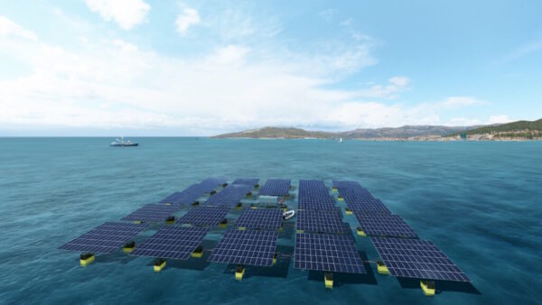 Offshore solar, southern France, SolarinBlue