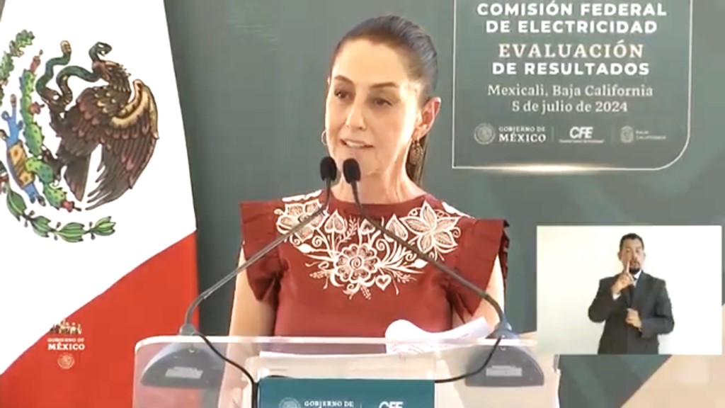 Mexican President Claudia Sheinbaum