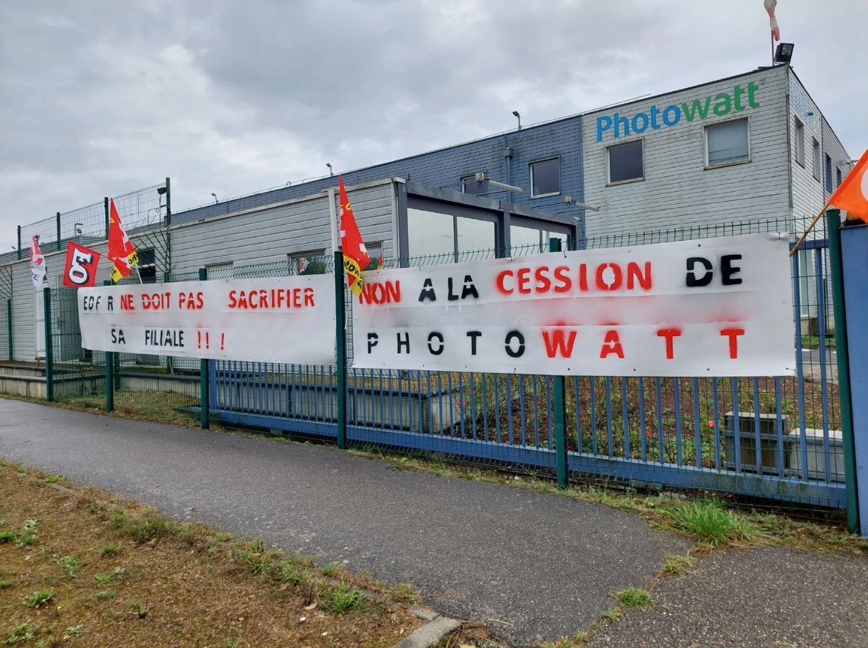 EDF shuts down Photowatt solar manufacturing unit