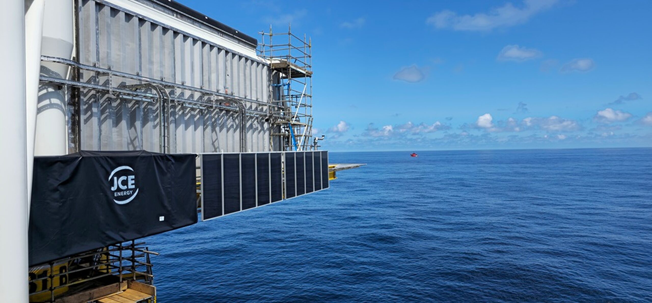 JCE Energy installs solar power solution in the North Sea