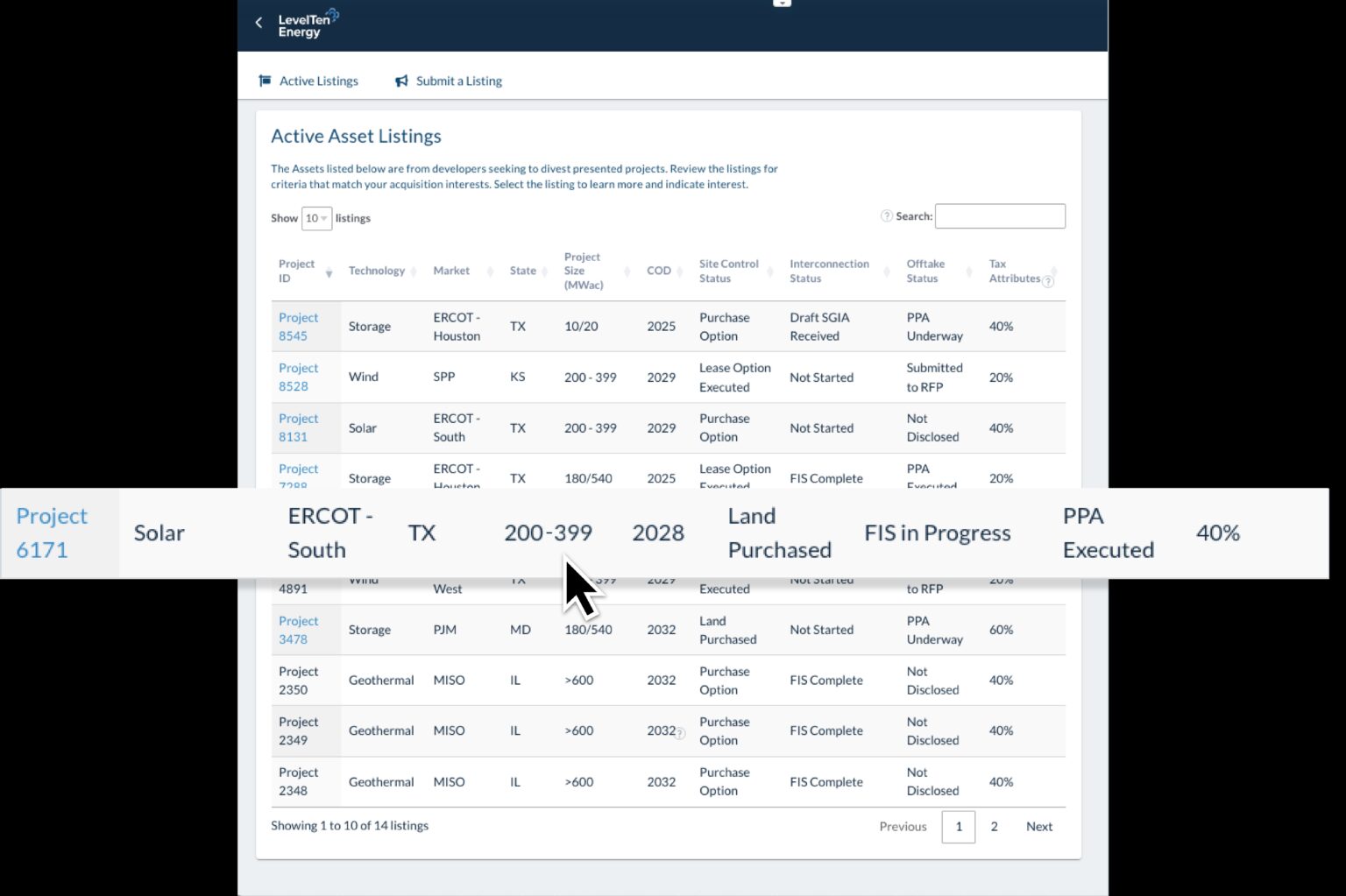 LevelTen launches new platform to buy, sell renewable assets