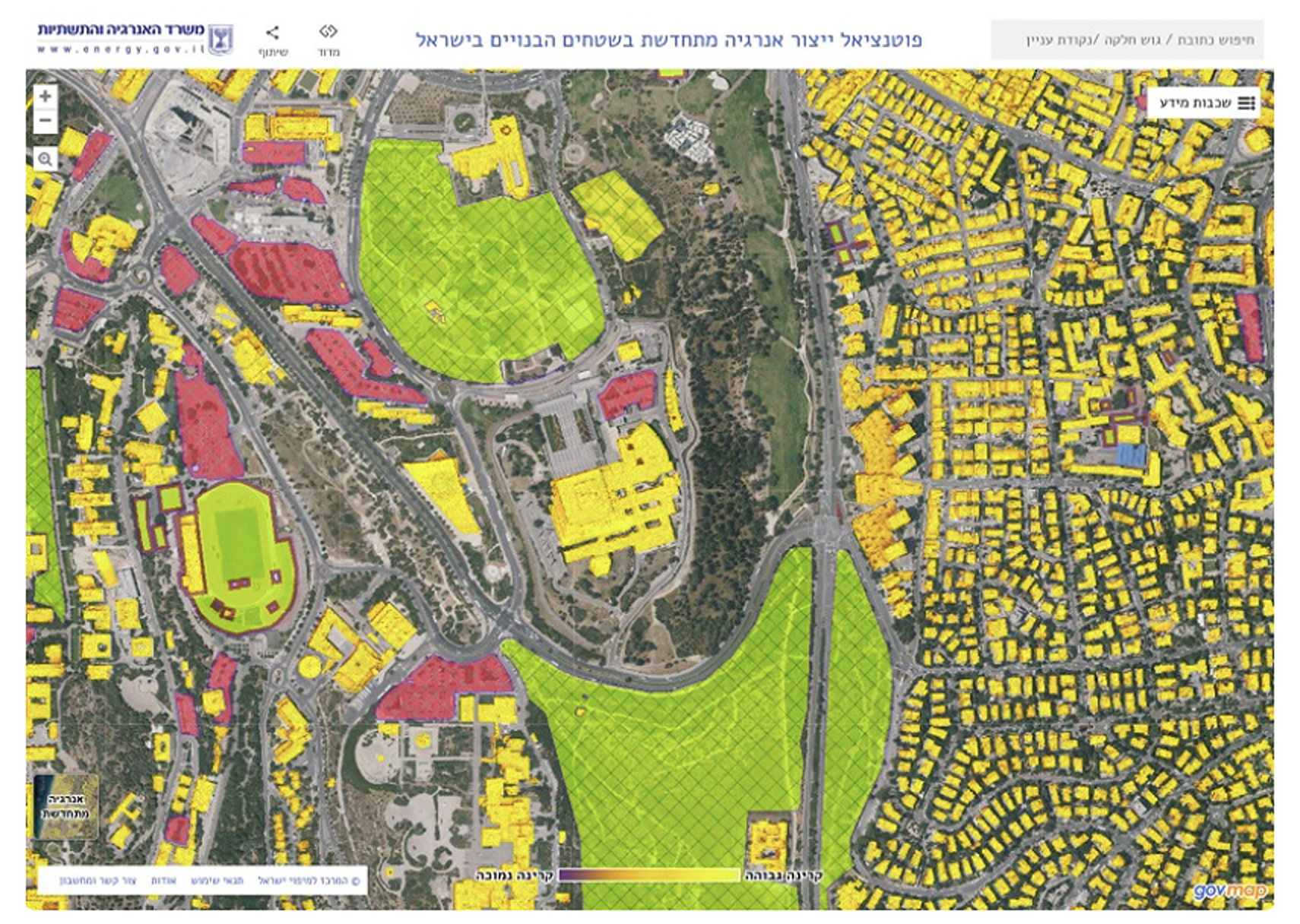 Israel introduces tool to calculate rooftop solar potential