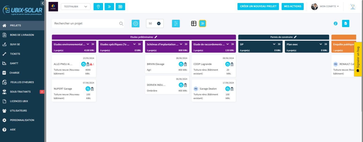 French construction company launches PV-monitoring software