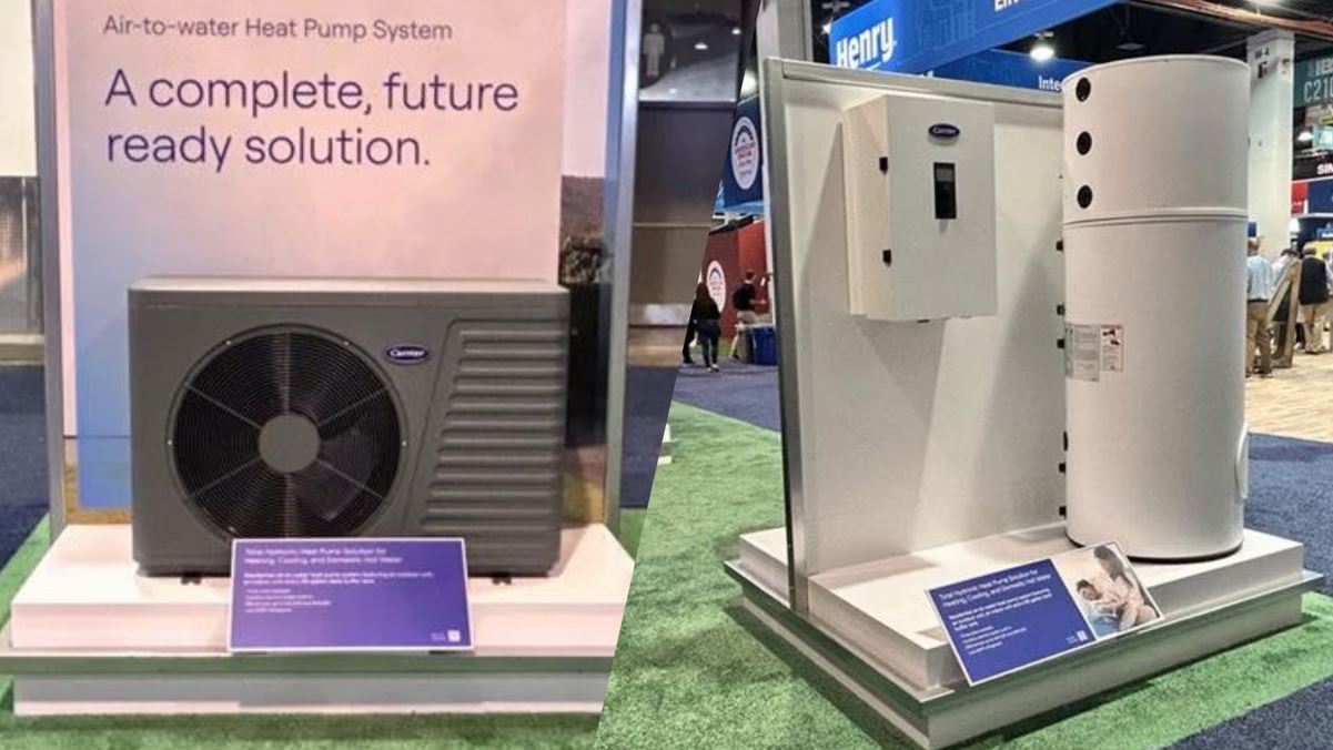 Carrier introduces residential R32 air-to-water heat pump